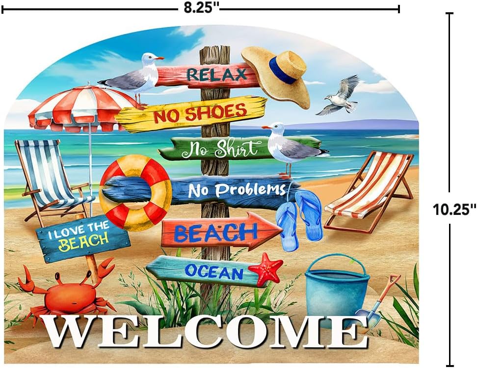 Briarwood Lane Beach Signs Acrylic Art Sign