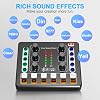 حزمة معدات البودكاست ، واجهة الصوت وخلاط Dj وميكروفون مكثف Bm-800 ، ميكروفون بودكاست ، معدات الاستوديو مع ذراع ميكروفون ، بلوتوث للبودكاست ، البث ، الغناء ، الكمبيوتر
