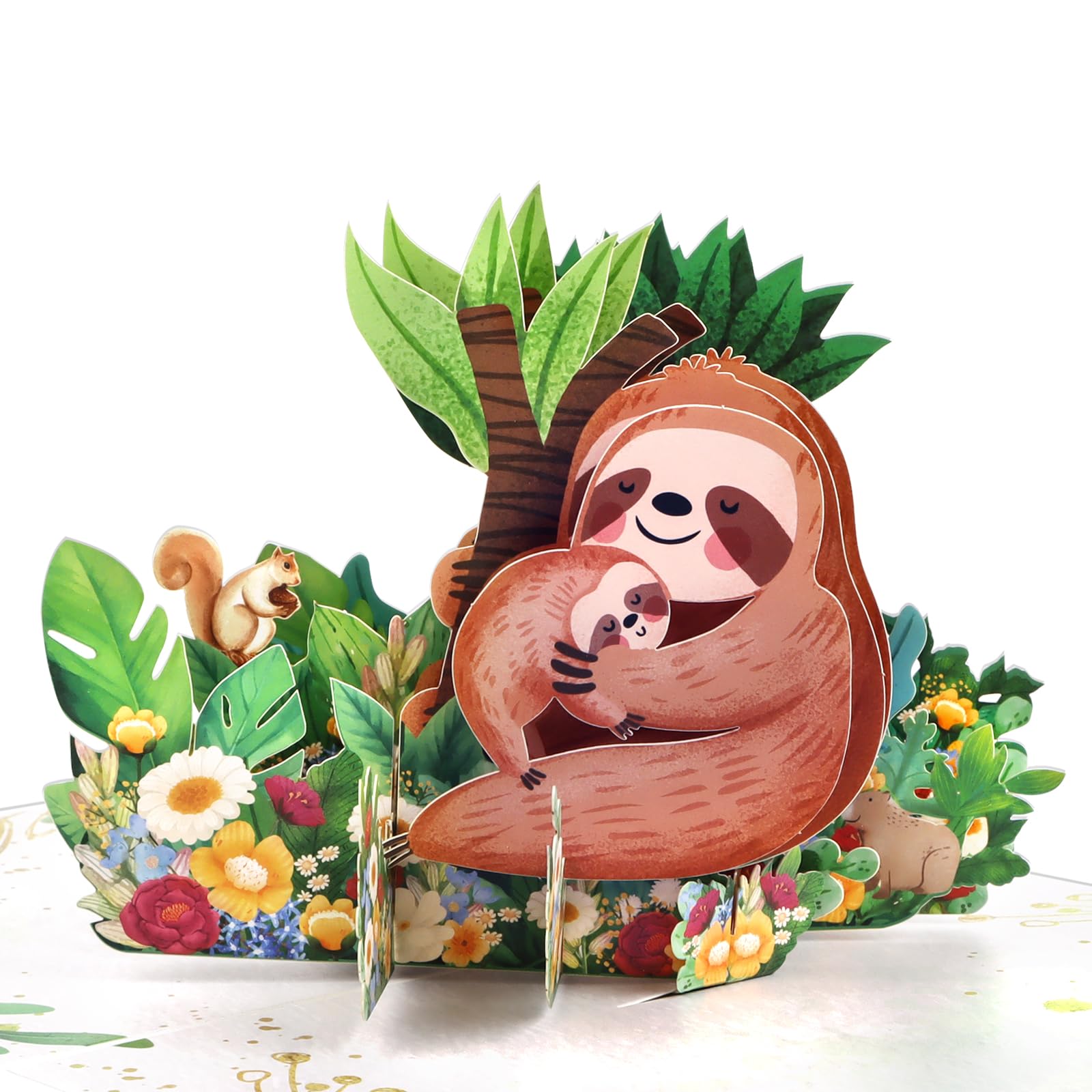 WhatSign Mothers Day Pop Up Card - 3D Pop Up First Mothers Day Card for New Mom Love You Mom Popup Cards Gift with Envelope