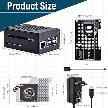 GeeekPi Zestaw startowy dla Raspberry Pi 5 8 GB, z kartą
