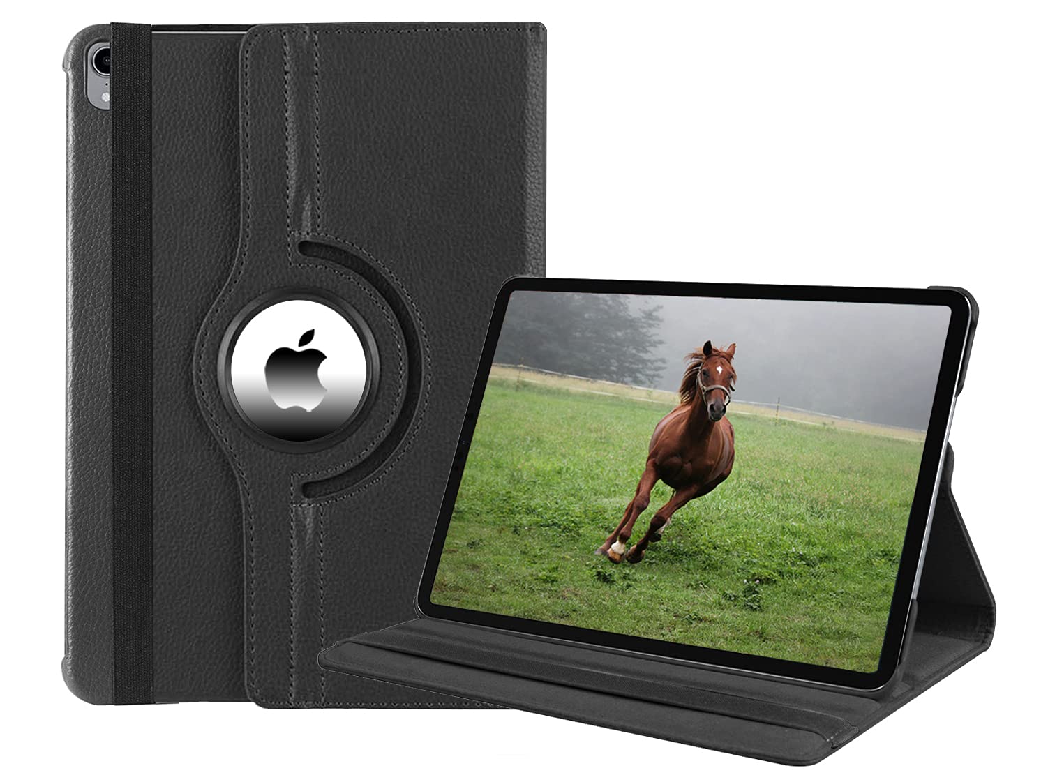 ORRINKART 360 Degree Rotating Stand Cover Case for iPad Air 4th Generation 10.9 inch 2020 Model [A2072/ A2316/ A2324/ A2325] Hard Back PU Leather Case - Black (B09BFXKHGG) Amazon Price History, Amazon Price Tracker