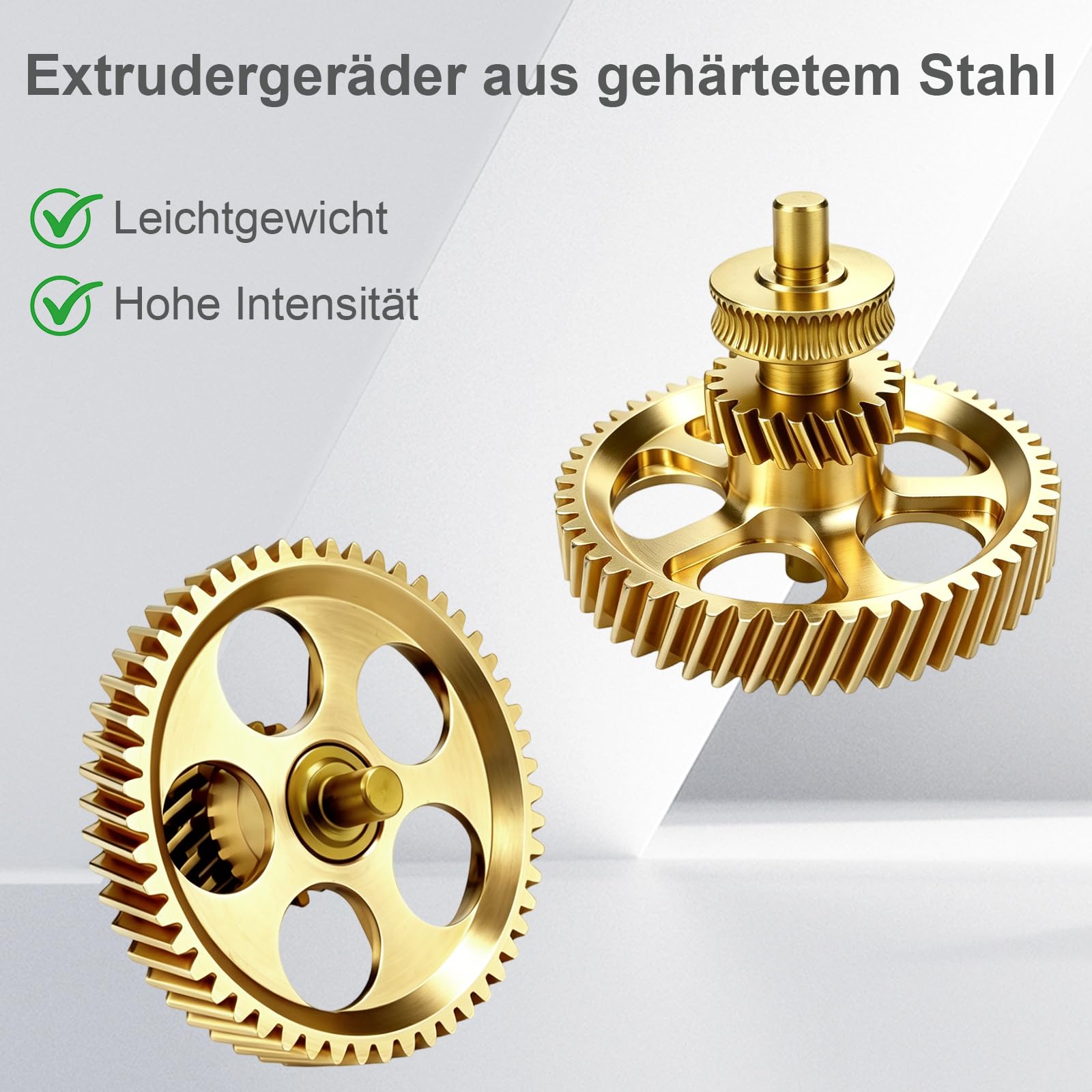 Extruder-Zahnrad für Bambu-Lab X1C P1P P1S 3D Drucker Verbesserte, verschleißfeste Zuführungsmechanik für reibungslosen Filamenttransport