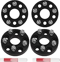 Vista 265 de KAX Espaciadores de rueda 4x4, adaptadores de espaciadores de rueda de 1" con pernos de 1/2" x20, diámetro del cubo de 59 mm, 2 piezas para Xpress