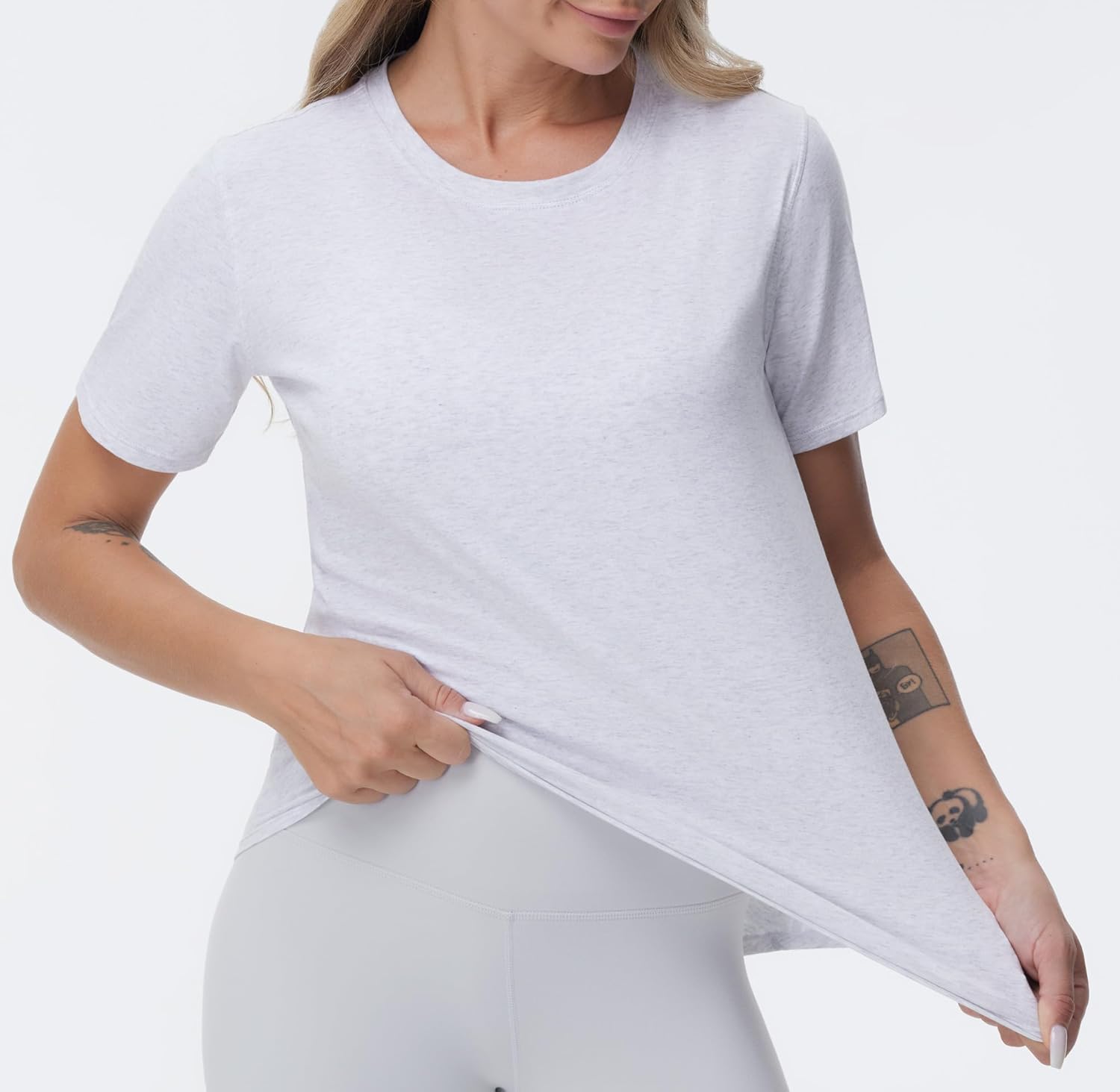 THE GYM PEOPLE Women's Workout Short Sleeve Breathable T-Shirts Athletic Yoga Tee Tops - Image 4