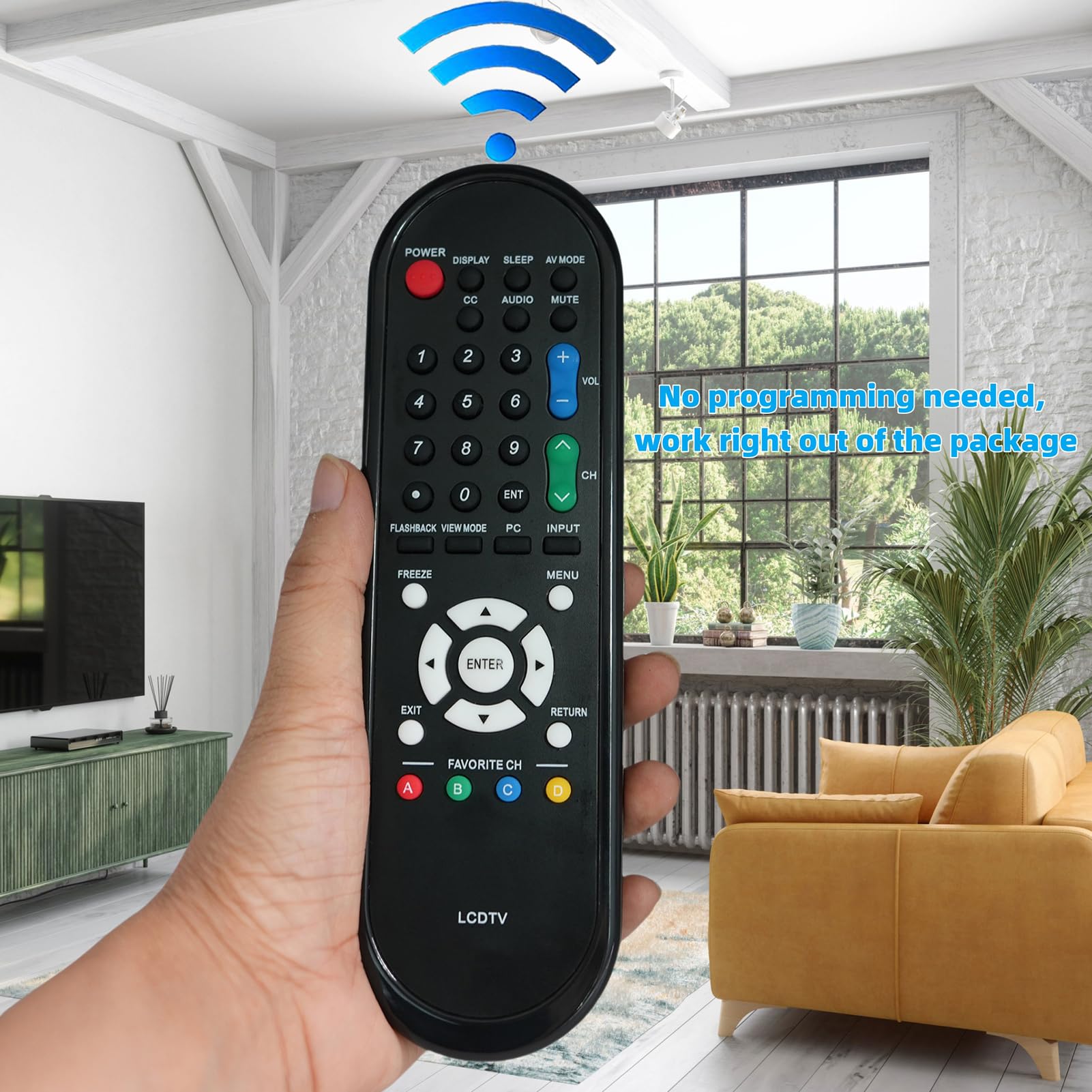 ALLIMITY Telecomando Sostitutivo Per TV Sharp Aquos LCD - Modello GA841WJSA, Compatibile Con LC-46LE705E, LC-40LE820E E Molti Altri