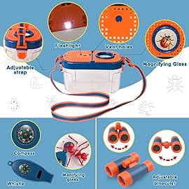 Meland Kids Camping Set with Tent - Camping Gear Toy with Pretend Play Outdoor Toy for Toddlers Birthday Gift