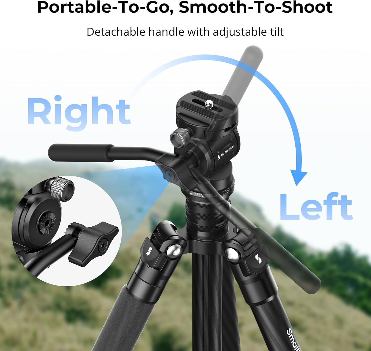 SmallRig CH3 removable telescopic handle