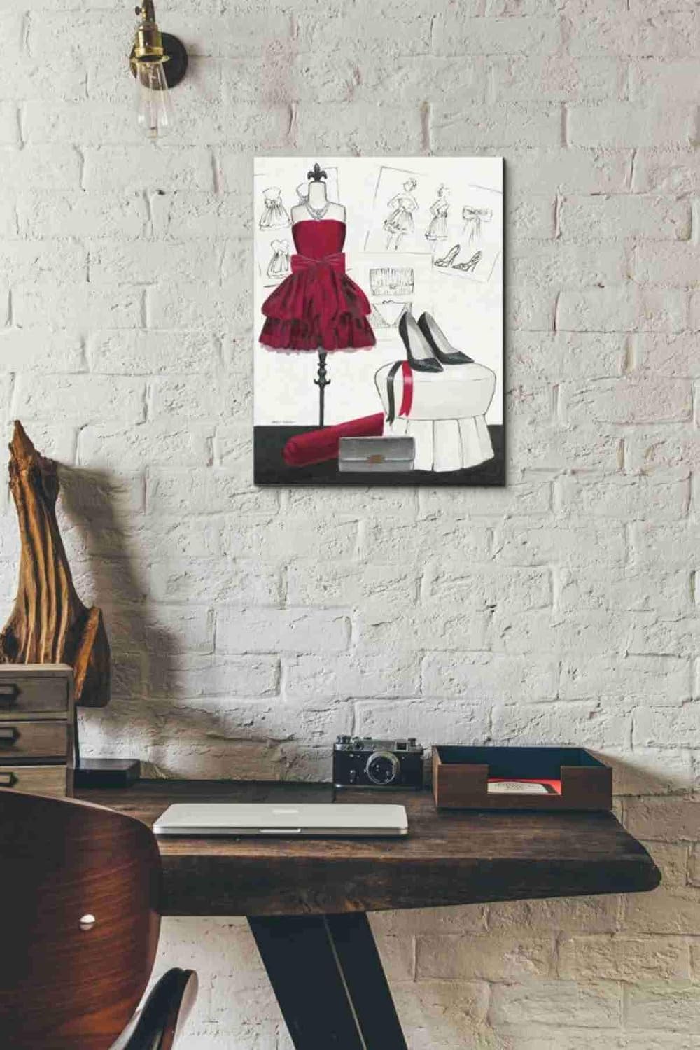 Epic Graffiti 'Dress Fitting II' by Marco Fabiano, Canvas Wall Art, 12"x16"