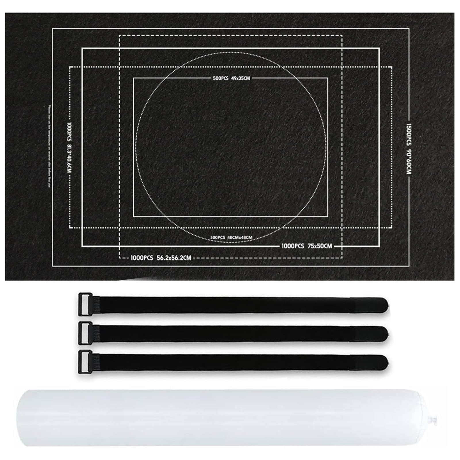 Jigsaw Mat, Puzzle Roll Jigsaw Storage Felt Mat, Portable Puzzle Mat, Puzzle Mats for Jigsaws 1500, Jigsaw Board Foldable