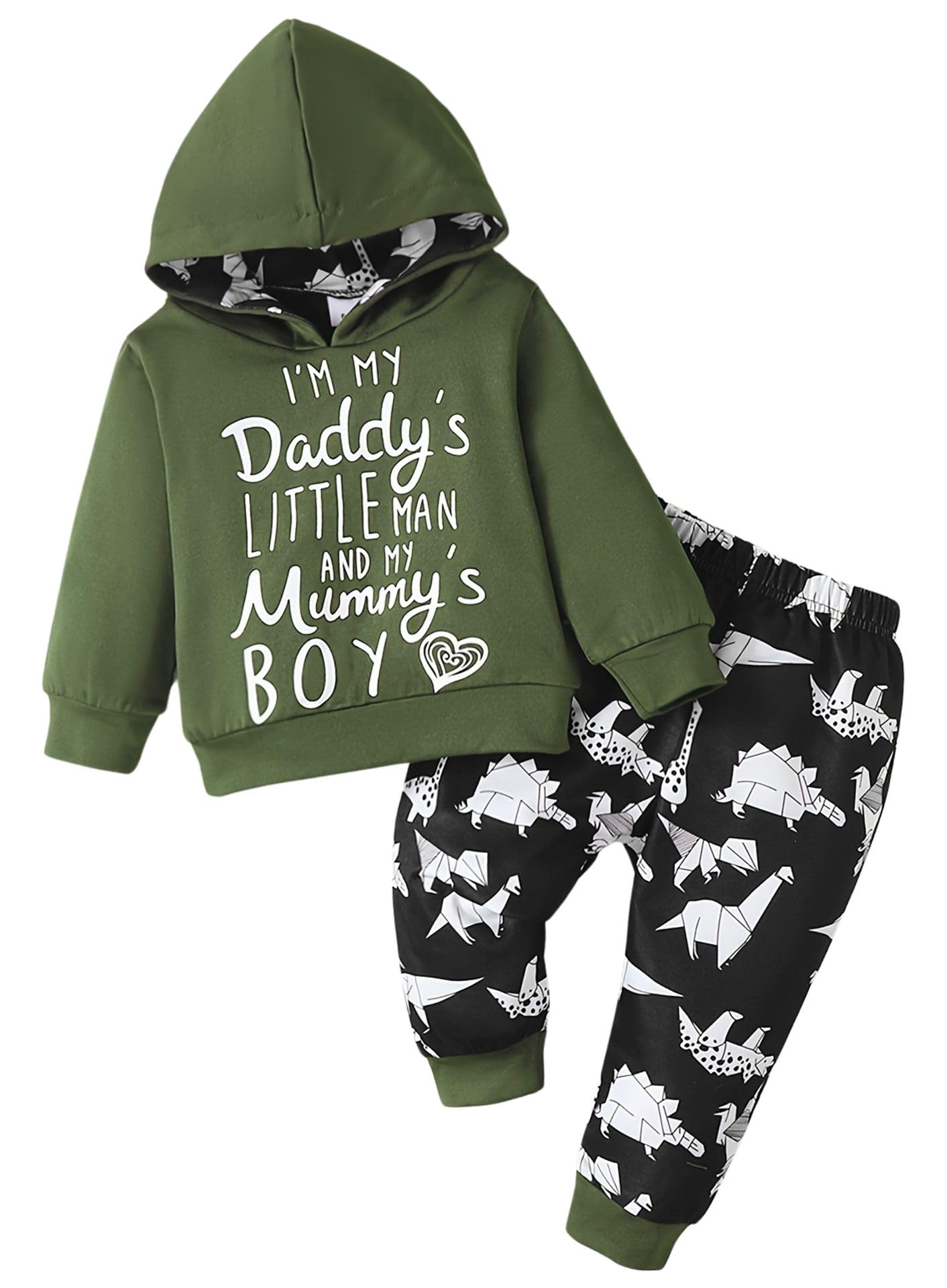 Ella Lust Baby Weihnachtsoutfit Junge - My First Christmas Set Mit Langarm Top & Hose 3-24 Monate
