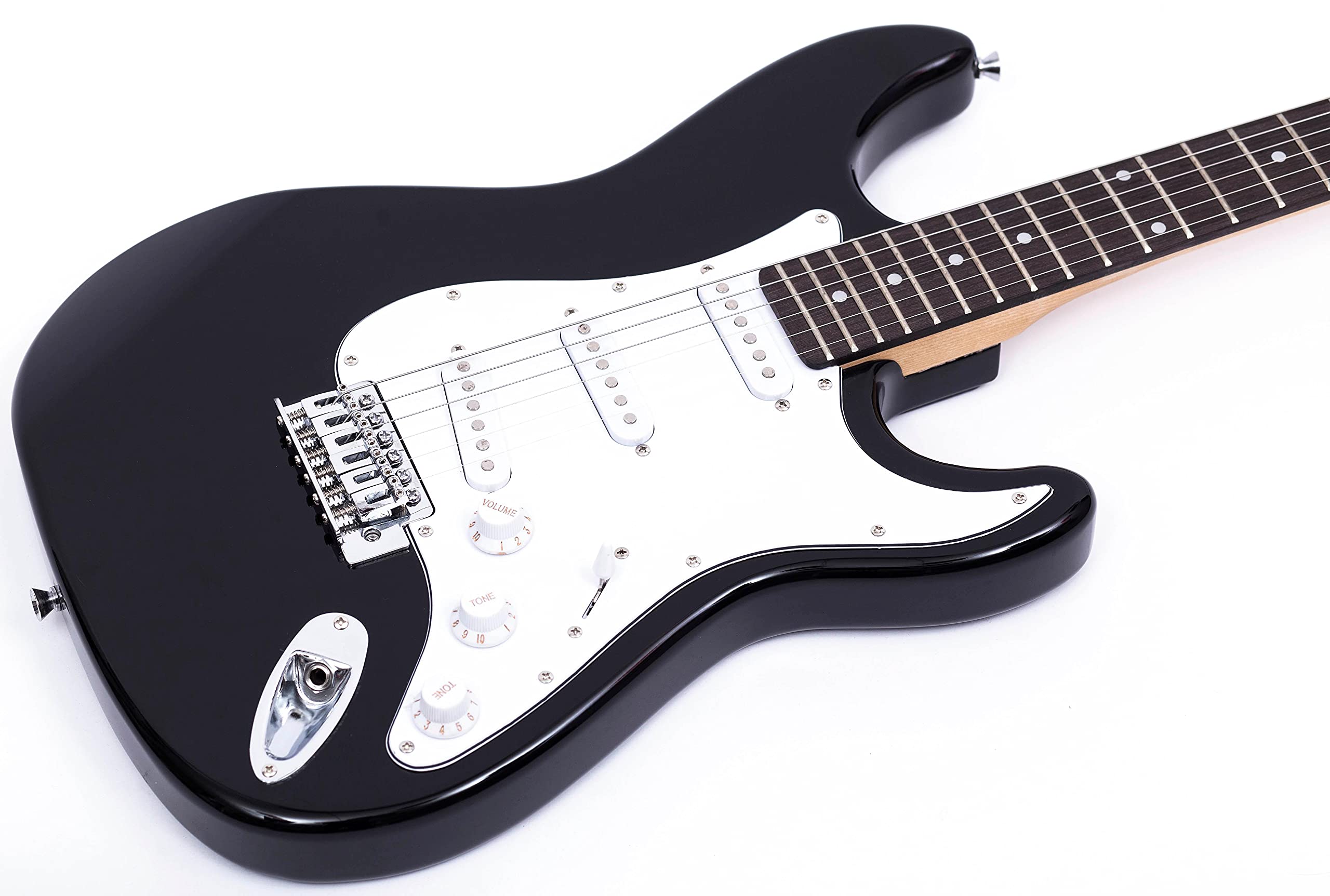 Chitarra elettrica Solid Body Gloss Paint (red) Black