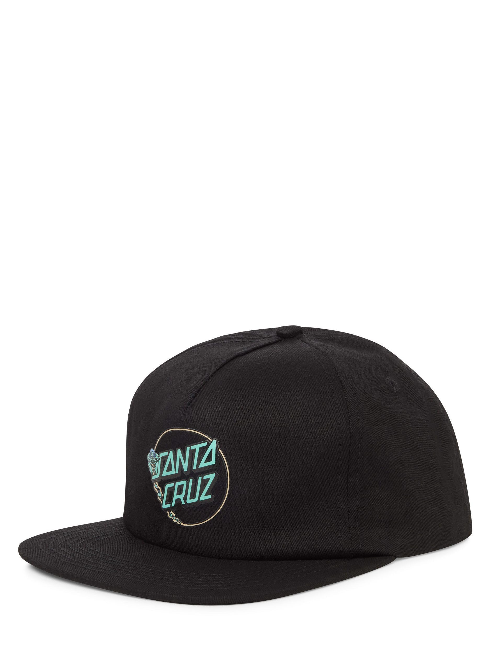 Santa Cruz Winkowski UFO Dot Snapback Cap (UK, Alpha, One Size, Black)