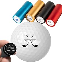 Customize Your Own Golf Ball Stamp,Custom Golf Ball Stamp, Golf Accessories,Permanent Ink Waterproof