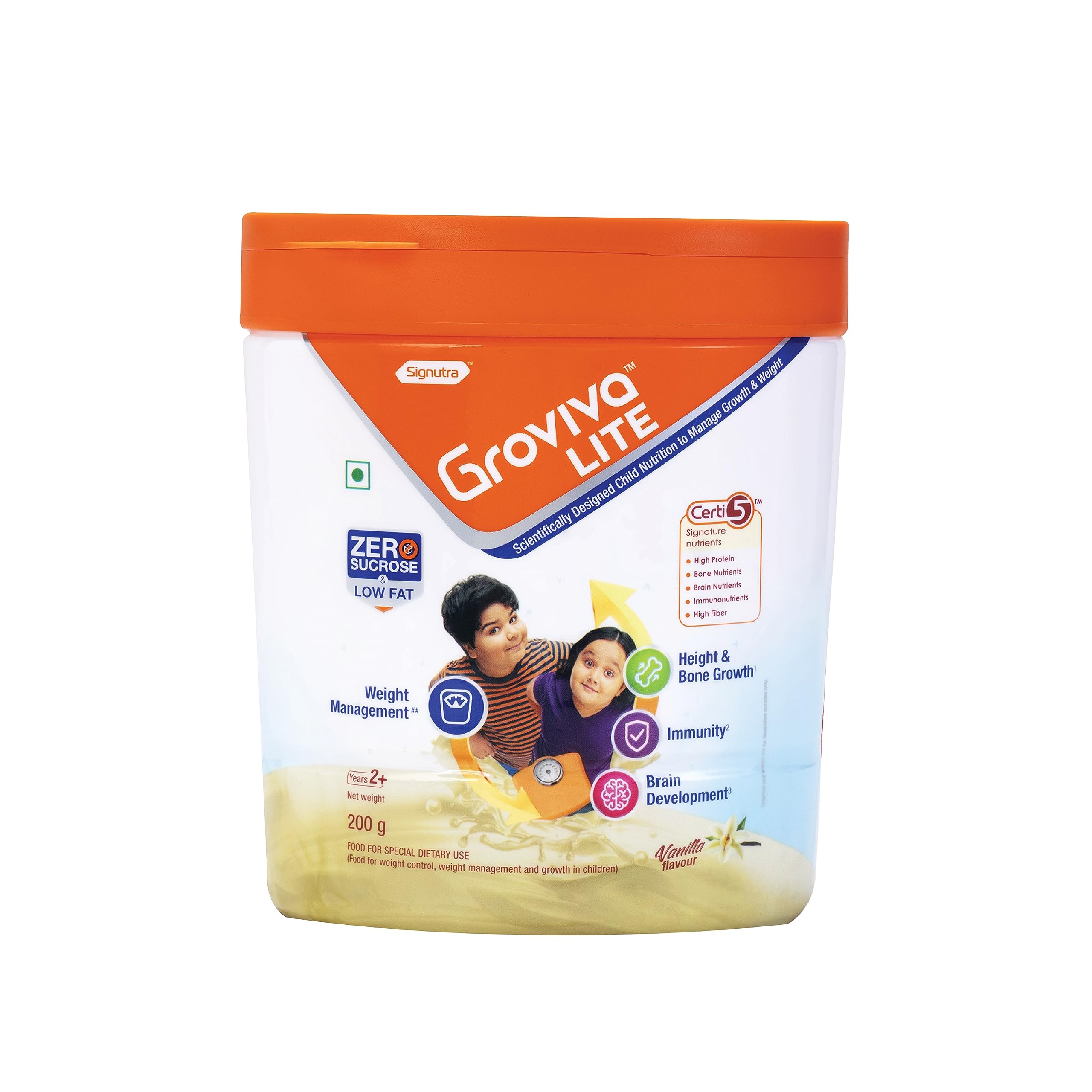 Groviva Lite Child Nutrition to Manage Growth and Weight JAR (Vanilla-200Grams) (B0B127WZKZ) Amazon Price History, Amazon Price Tracker