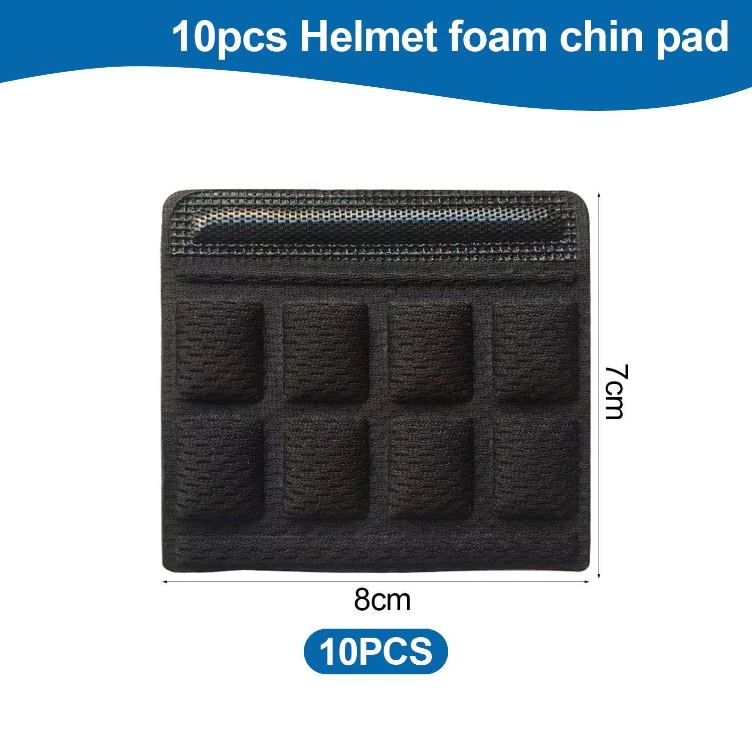 Mentoniera In Silicone Per Elmetto - Imbottitura Morbida 12x3x6 Cm, Antivibrazione E Regolabile, Per Ciclismo, Skateboard E Moto, Facile Da Pulire