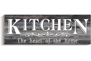 COLOR VALLEY ART Grey Modern Kitchen Sign "Cocina" for Above Cabinets
