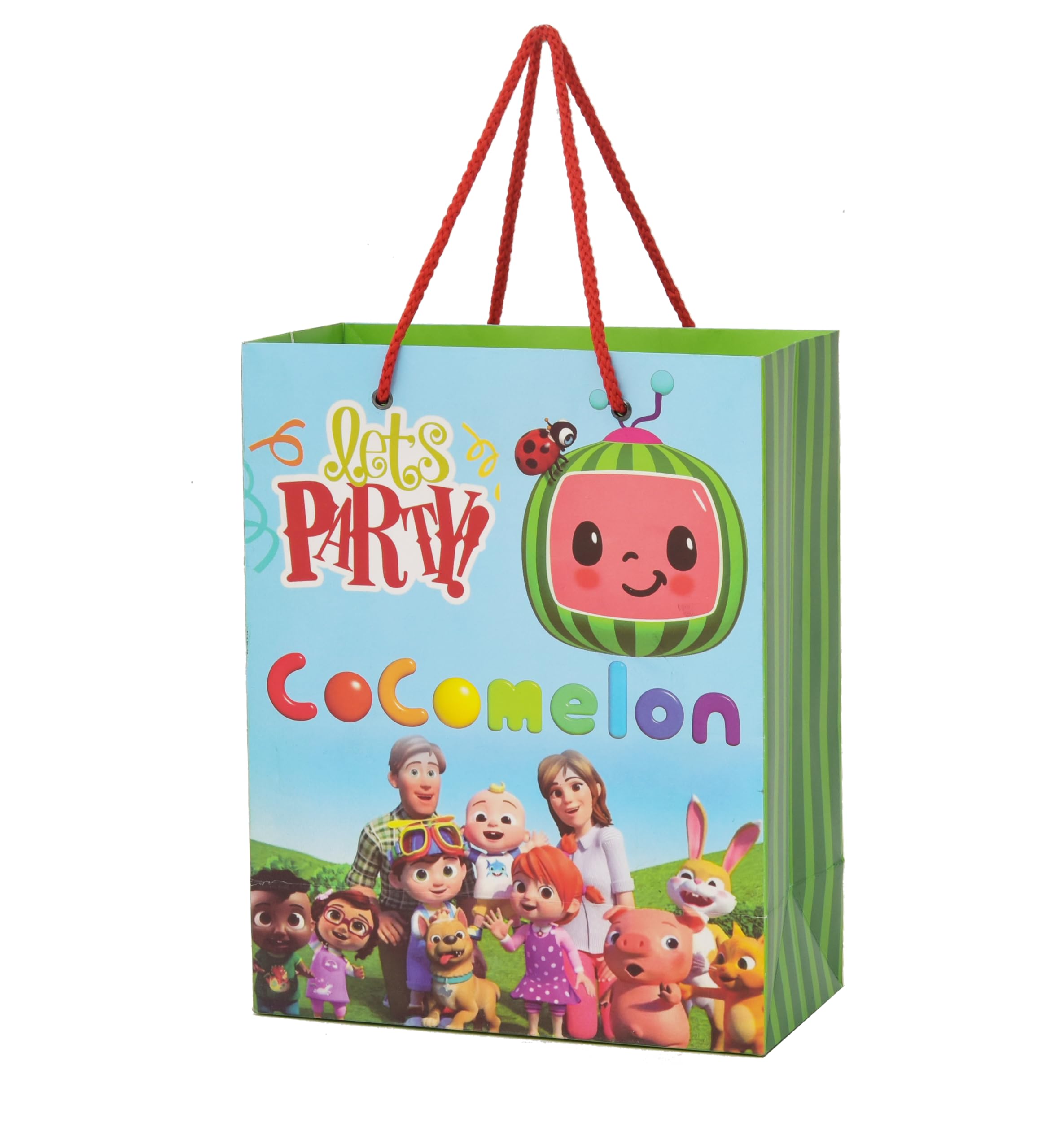 PPJ ® -HAPPY BIRTHDAY WATER MELON (CARTOON THEME) PARTY (10 Pcs.) PAPER CARRY BAG, 10 Inch X 8 Inch X 4 Inch RETURN GIFT/HAPPY BIRTHDAY/RETURN GIFTS/GIFTS/GIFT BAGS/GIFT COVERS (Pack of 10) (B0DG5L7QY4) Amazon Price History, Amazon Price Tracker