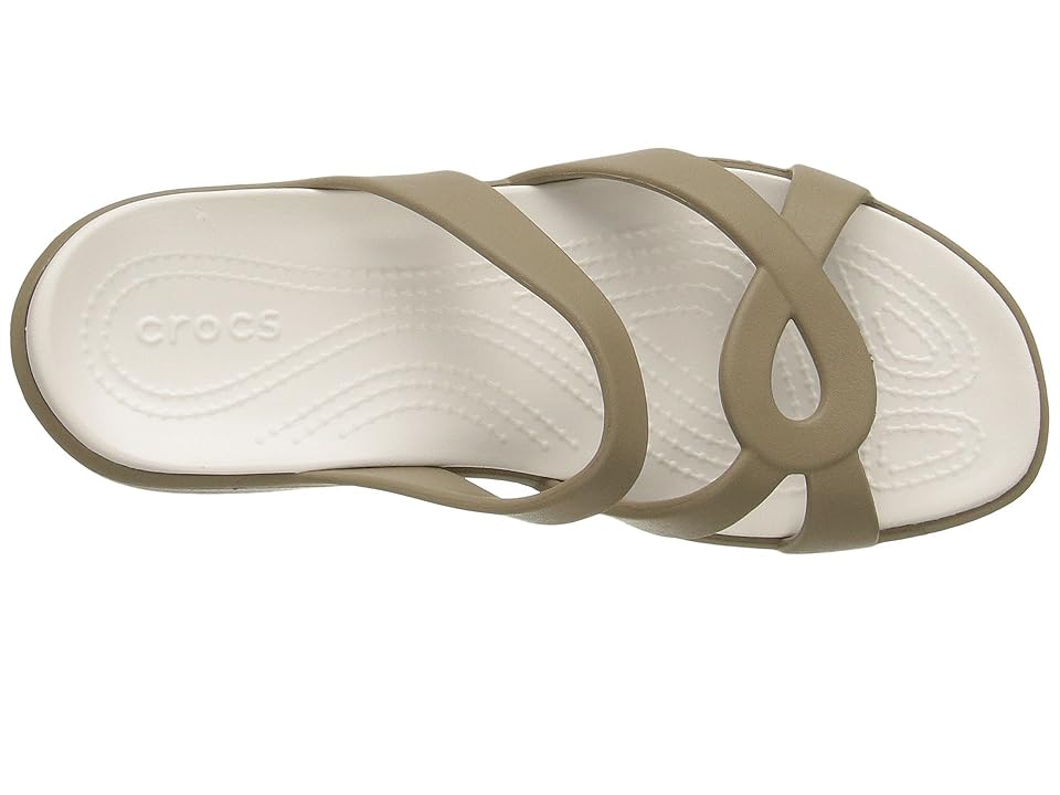 

Crocs Meleen Twist Sandal (Khaki/Oyster) Women's Sandals