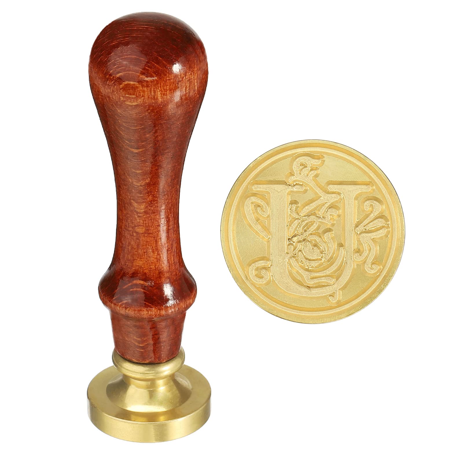 YOKIVE Alphabet Wax Seal Stamp, Letter Stamper with Removable Handle Head Decorate Postcards