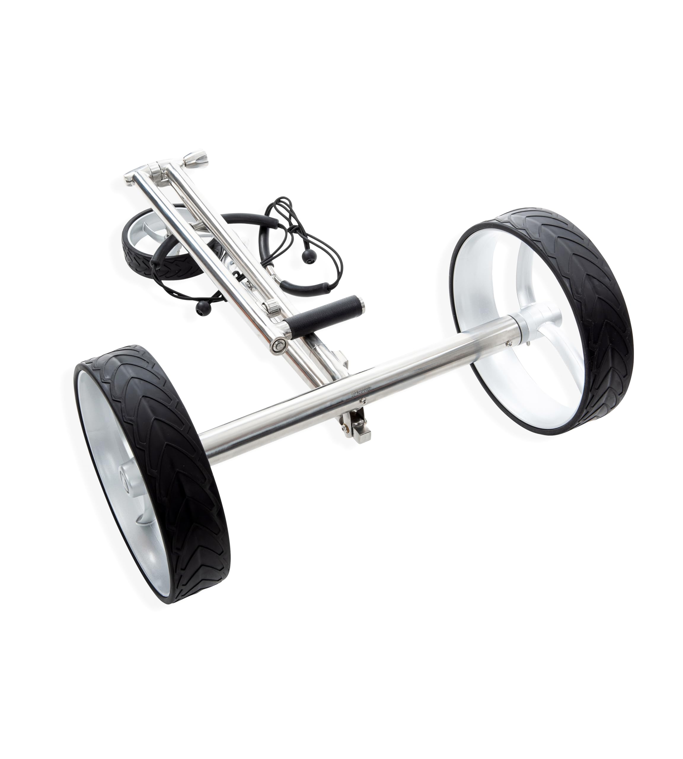 Elektro Golf Trolley Walker S, Edelstahl, Lithium Akku, Bergabfahrbremse, Rückwärtsgang