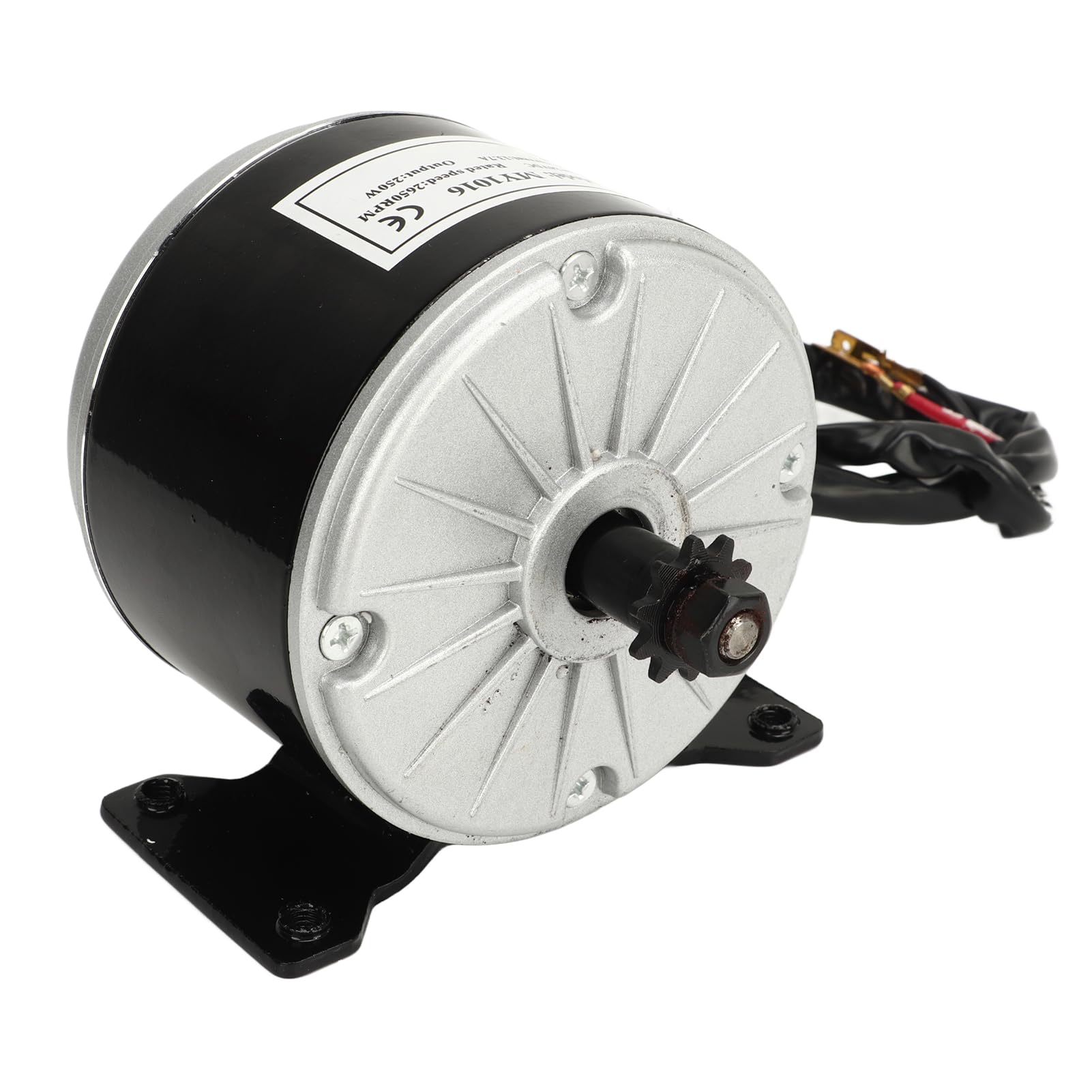 Zestaw do konwersji szybkiej hulajnogi 24 V 250 W MY1016 Pasuje do rowerów elektrycznych i trójkołowych Little Dolphin, układ napędowy 2650 obr./min z łańcuchem przepustnicy i