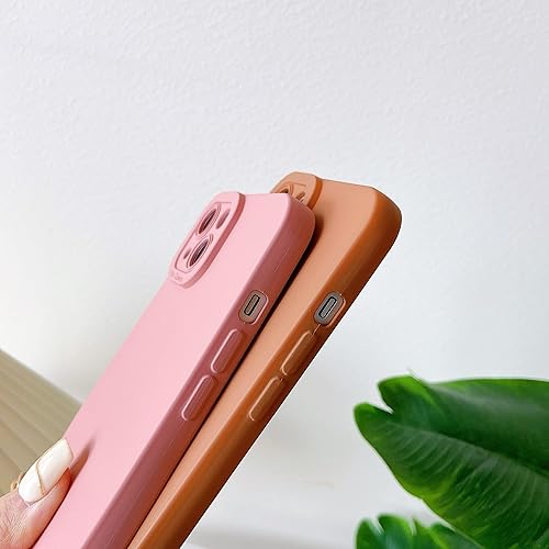 Miniatura 14 de DEFBSC Compatible con iPhone 14 Pro, funda de silicona líquida, funda protectora para cámara, protección de cuerpo completo de goma de gel, cubierta