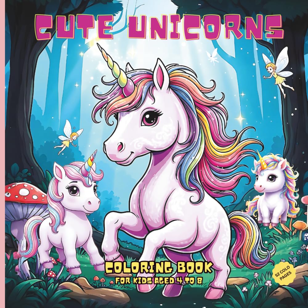 cute unicorns: A Magical Coloring Adventure