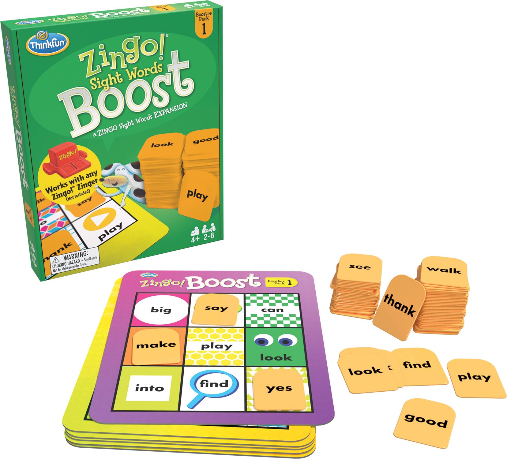 Amazon.com: Think Fun Zingo! Sight Words Boost - Engaging Brain