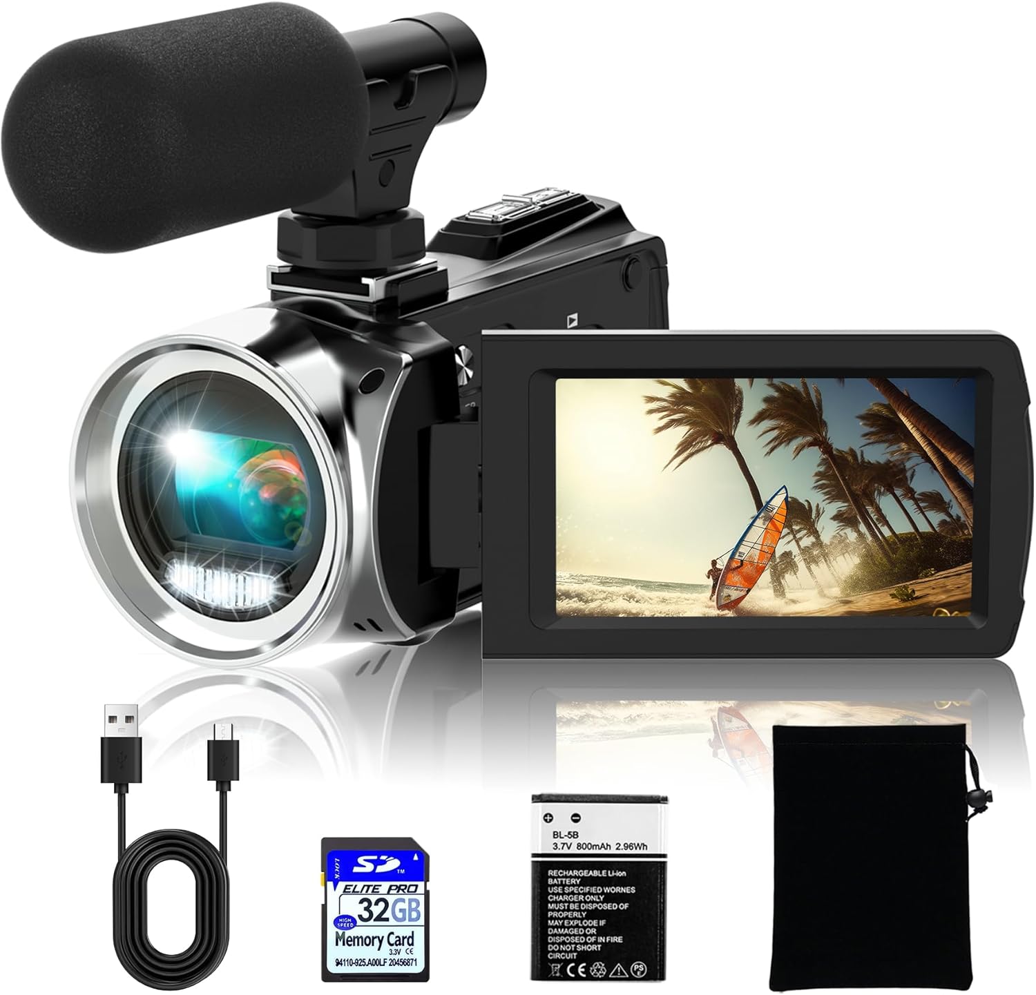 Camcorder Showdown: 4K & 56MP for Travelers & School Projects