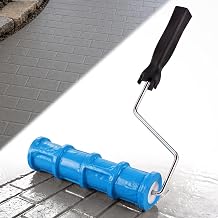 Concrete Texture Roller Stamp, Stone Pattern Decorative Cement Roller for Driveway Patio Walkway, Professional Concrete Imprint Tool for DIY Landscaping & MasonryBrick Patterns