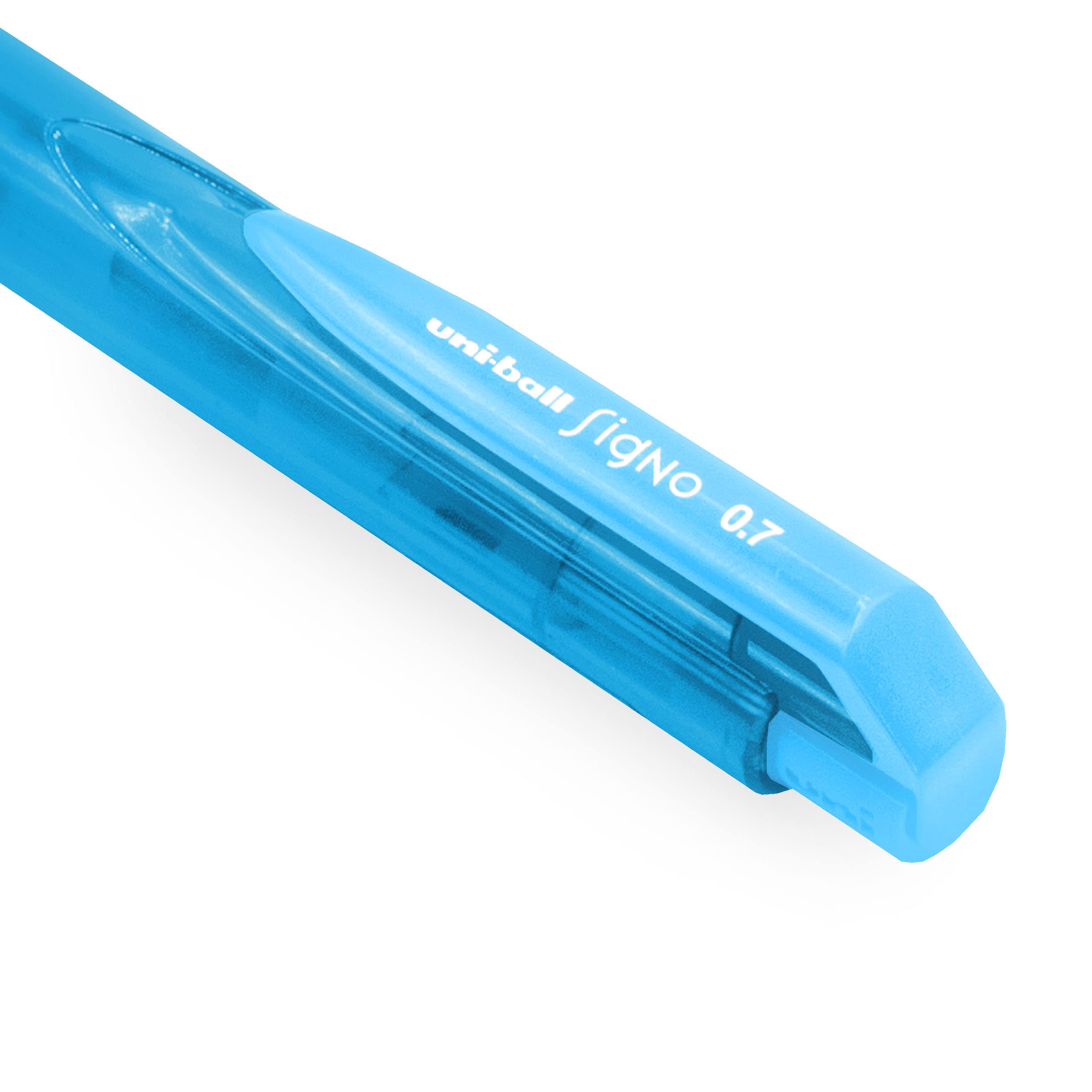 Uni-Ball Signo Gel-Tintenroller 0,7 Mm | 6 Stück In Schwarz, Blau, Rot | Einziehbar, Wasserfest & Verschmierfrei