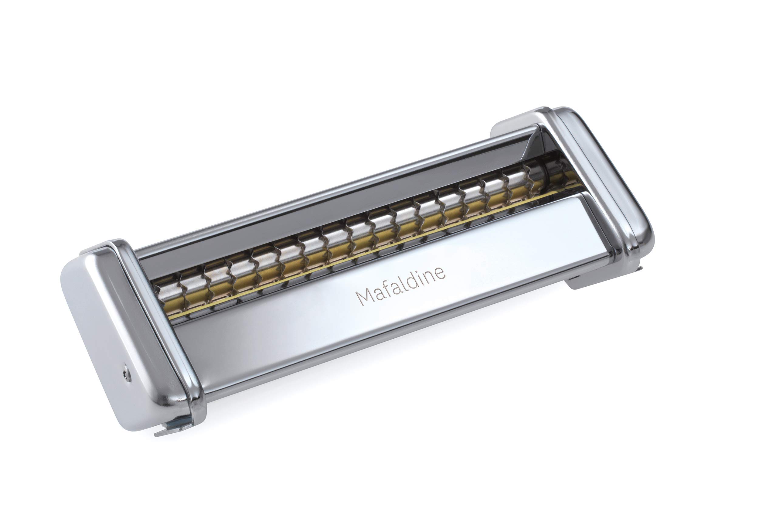 MARCATOCutter Attachment, Made in Italy, Works with Atlas 150 Pasta Machine Mafaldine Pasta Maker Attachment Metallic MC000428