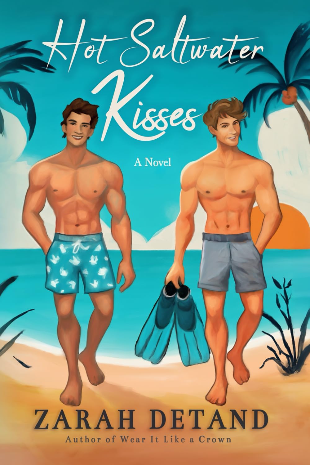 Hot Saltwater Kisses: Summer, Secret Identities, and Island Vibes - An MM Romance