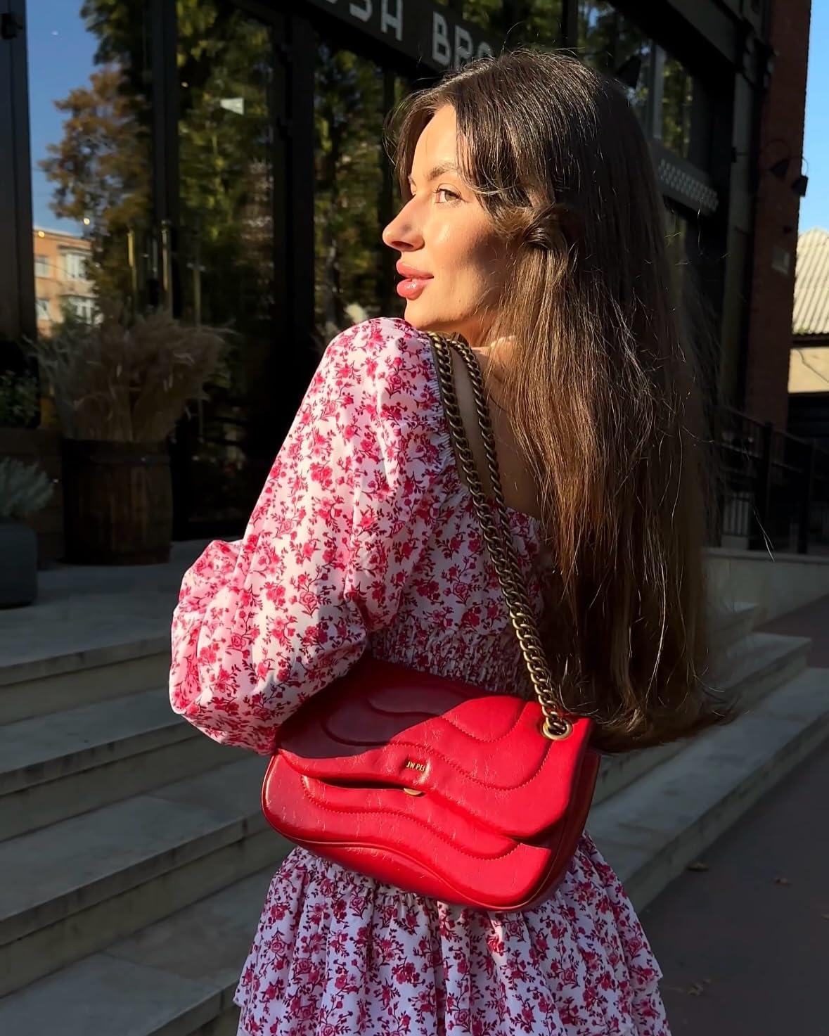 JW PEI Women's Tina Quilted Chain Crossbody | Quilted, Chain - Image 2