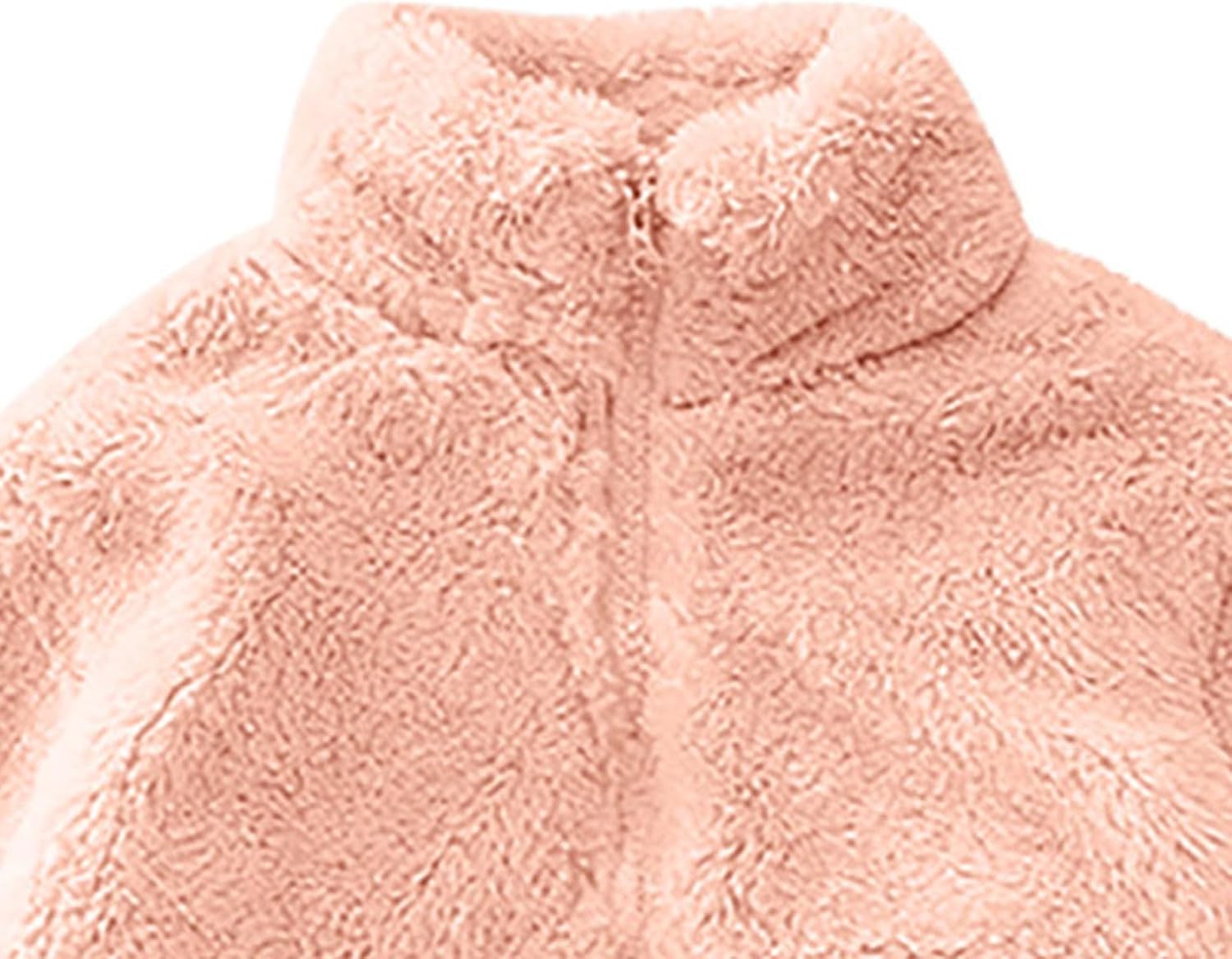 Girls Fleece Jacket Zip up Sweatshirt Warm Sherpa Outwear Fall Winter for Kids Boys Teddy Coat Soft Fuzzy Plush Sweater Shirt
