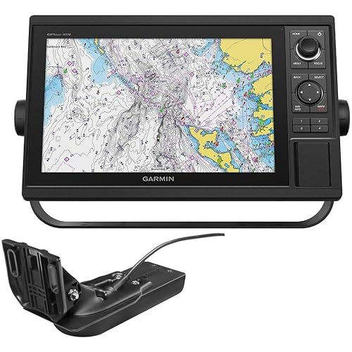 Garmin 010-01741-60 GPSMAP 1242xsv with GT52HW-TM Transducer - 12", Navionics+, SideVu, ClearVu and Traditional Chirp