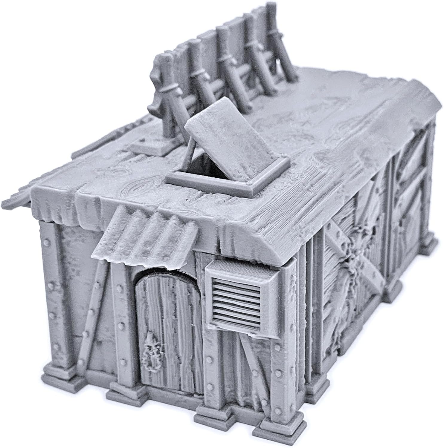 Junkfood Franchise by Printable Scenery, 3D Printed Tabletop RPG Scenery and Wargame Terrain 28mm Miniatures