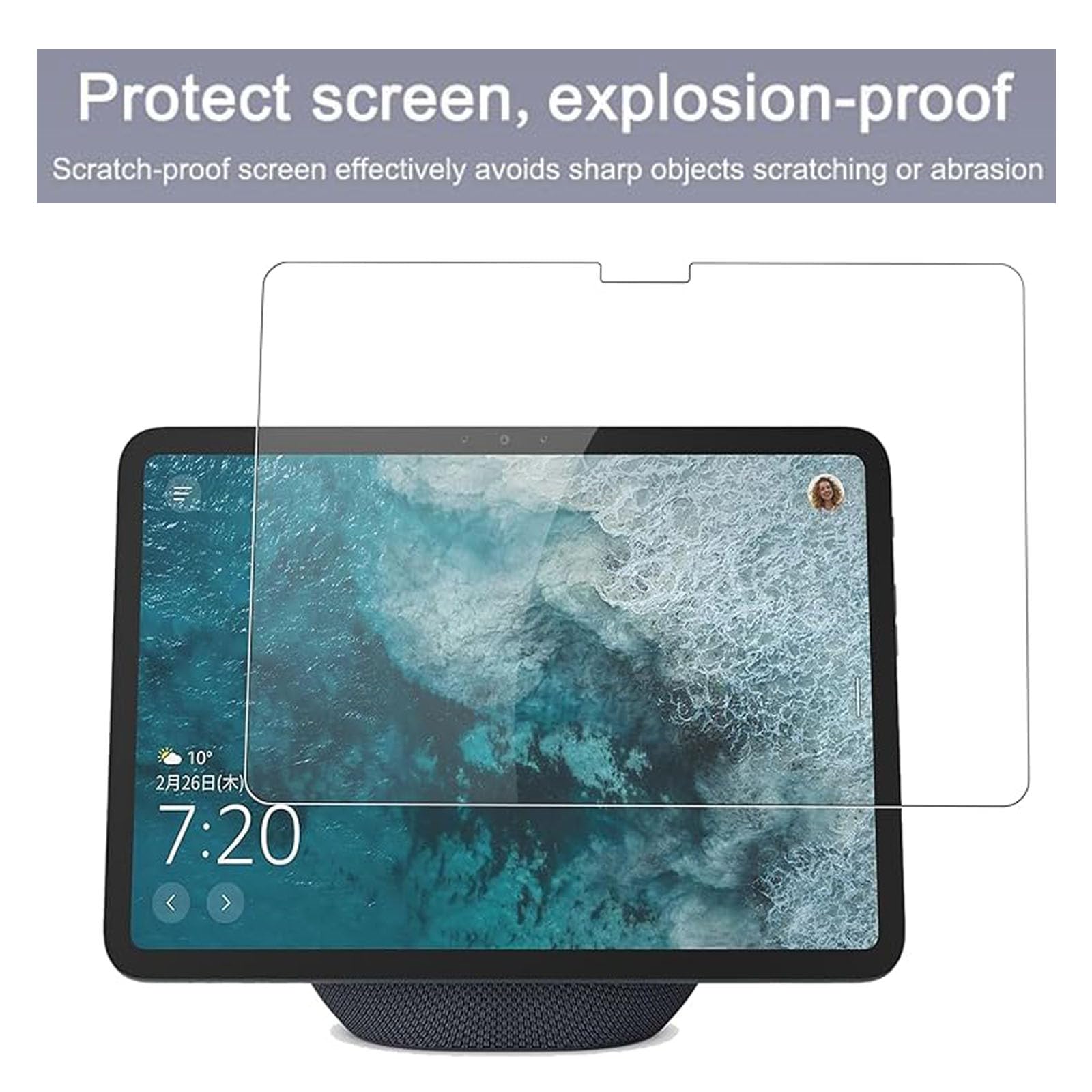 Amazon EchoShow11 グラファイト　ガラスフィルム付き Amazon | For Amazon Echo Show 11 2025 ガラスフィルム エコーショー