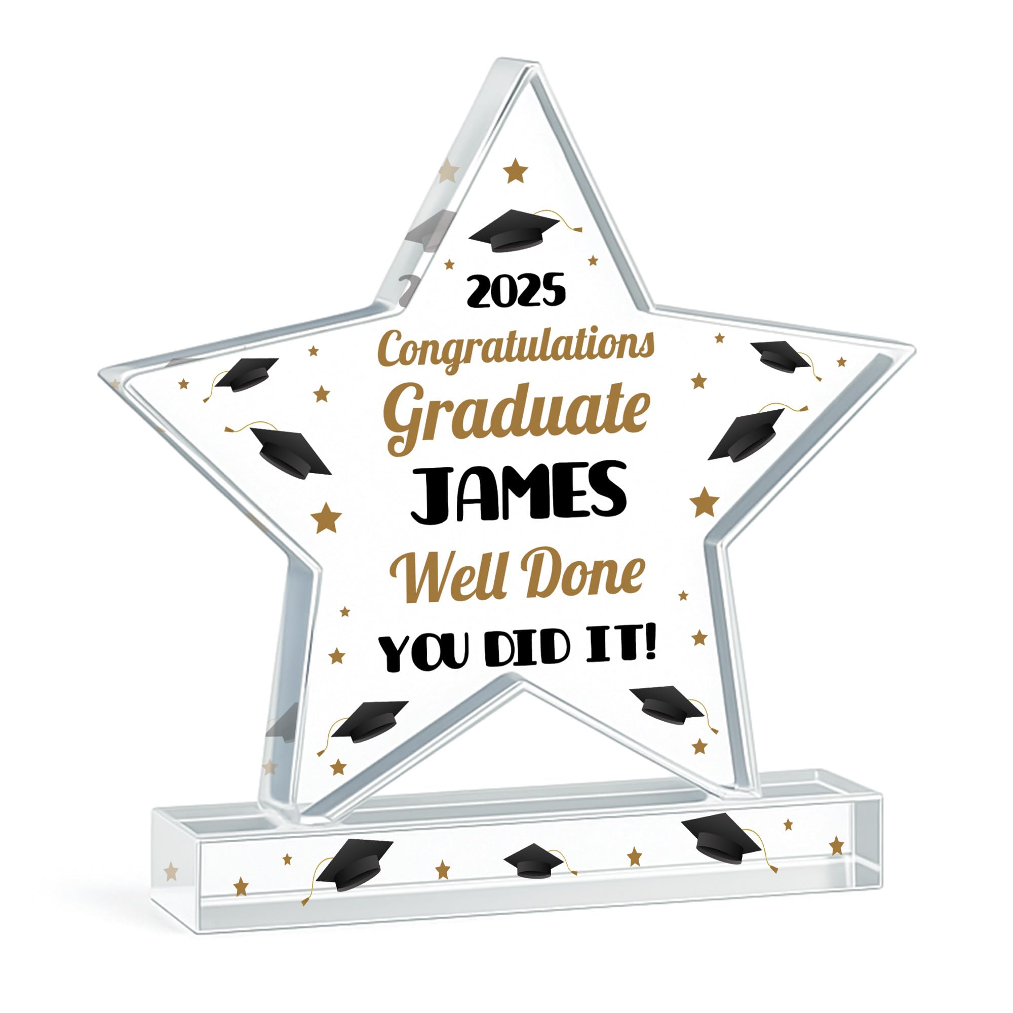 Red Ocean Personalised Congratulations On Your Graduation Gift Customised Graduate Plaque University Degree Present For Daughter Son Granddaughter Grandson