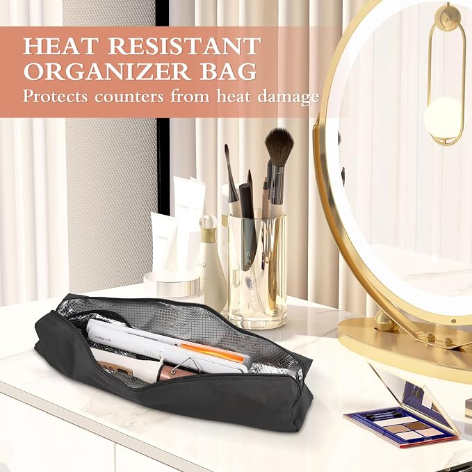 Bolsa organizadora profesional para herramientas de cabello miniatura 2