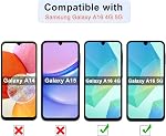 Meliya pour Samsung Galaxy A16 Boîtier, protection en silicone souple Shockproof housse téléphone pour Samsung Galaxy A16 4G/5G (Silicone souple