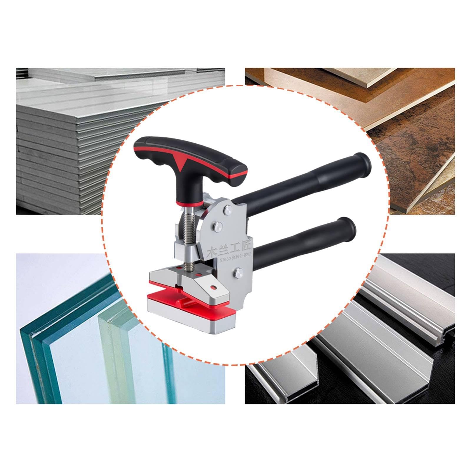 perfk Pinza per Piastrelle, Apripiastrelle, Professionale, Robusta, Ad Alta Efficienza, Ergonomica, Divisore, Utensile Manuale, Portatile, per Il Fai Da Te