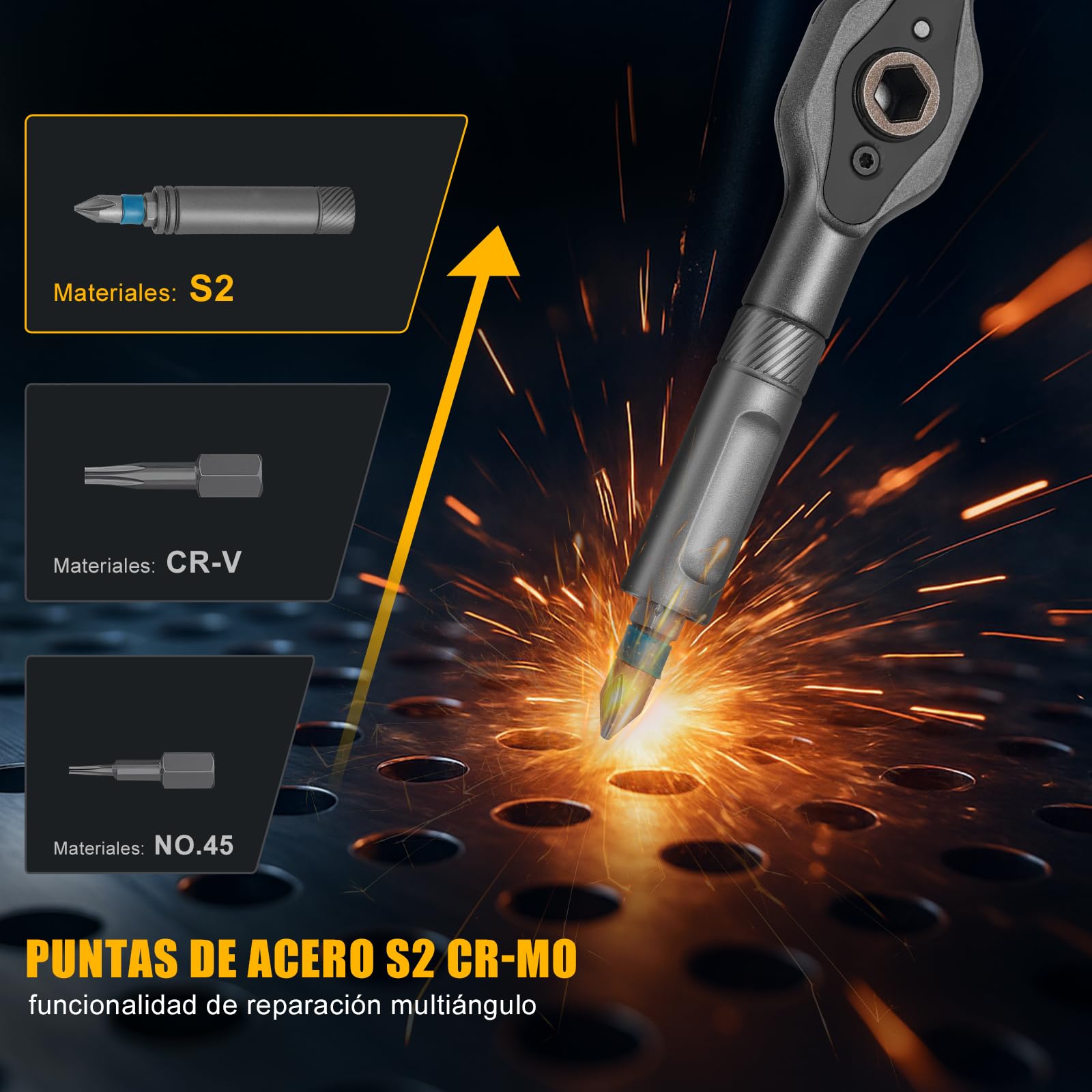 HYCHIKA 24 in 1 Ratchet Screwdriver Set - Image 2