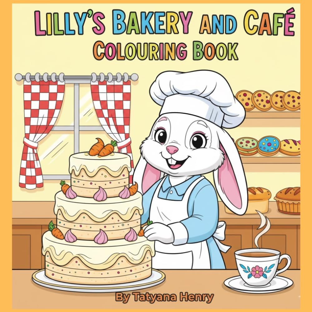 Lilly's Bakery And Cafe: Colouring Book