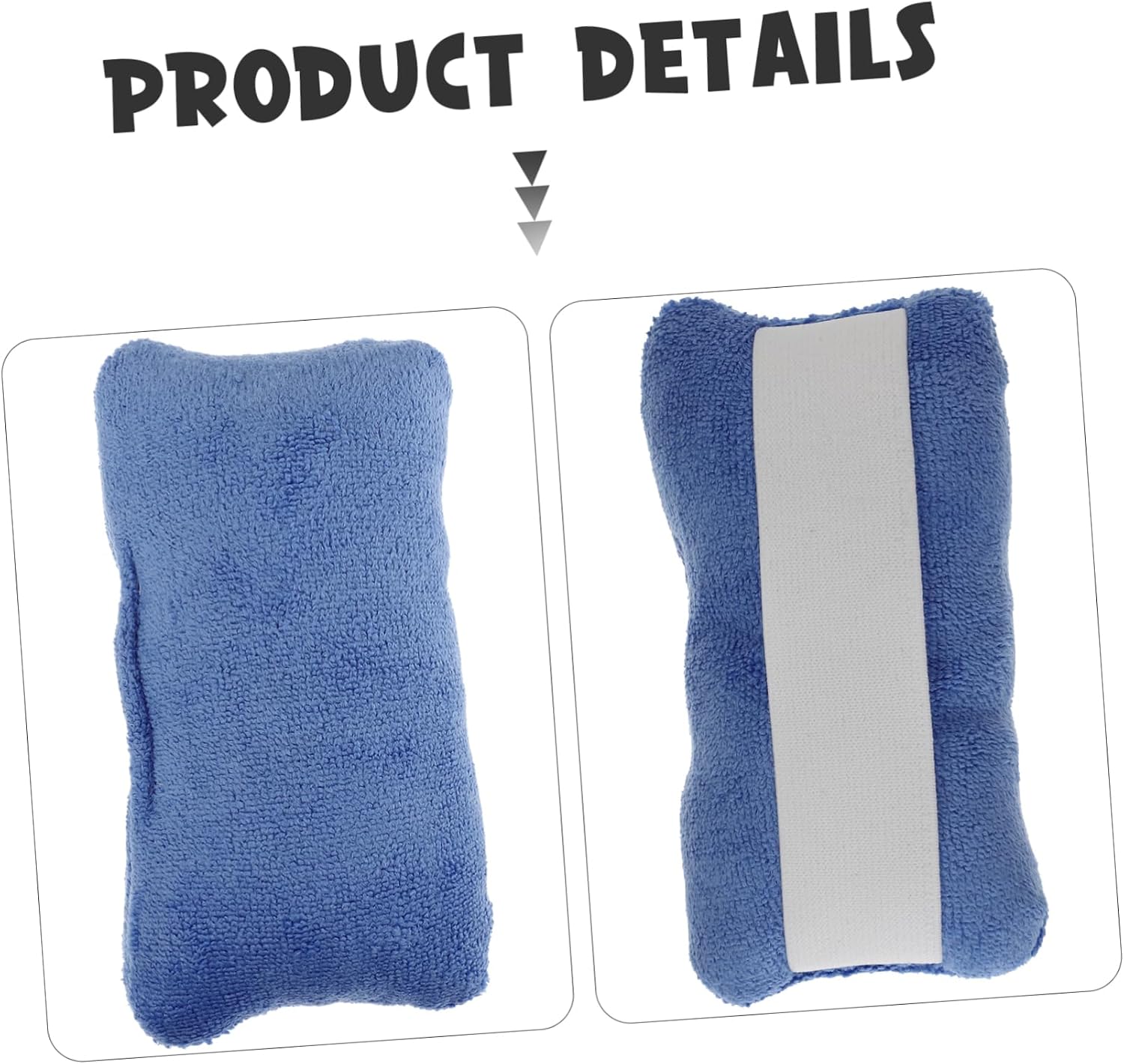 3pcs Elderly Hand Grips Pad Lightweight Finger Separator Cushion for Seniors Soft Down Material Prevents Bedsores for Bedridden Patients and Hand Ulcer