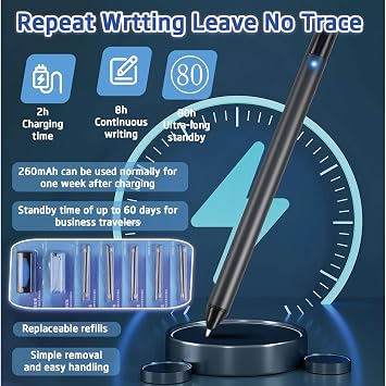 Digital Notebook Drawing Pad with Erasable Paper Refills, Smart Sync Pen & Notebook for Drawing, Writing and Note-Taking