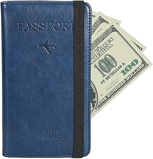 Porta-passaporte para mulheres – passaporte viagem longo couro sintético | Capa protetora para passaporte feminino para telefones celulares, bolsa armazenamento leve para cartão embarque Welts