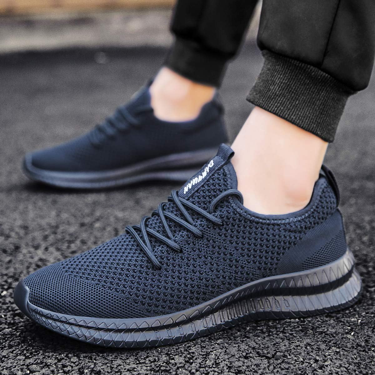 FUJEAK Men Running Shoes Men Casual Breathable Walking Shoes Sport Athletic Sneakers Gym Tennis Slip On Comfortable Lightweight Shoes - Image 2