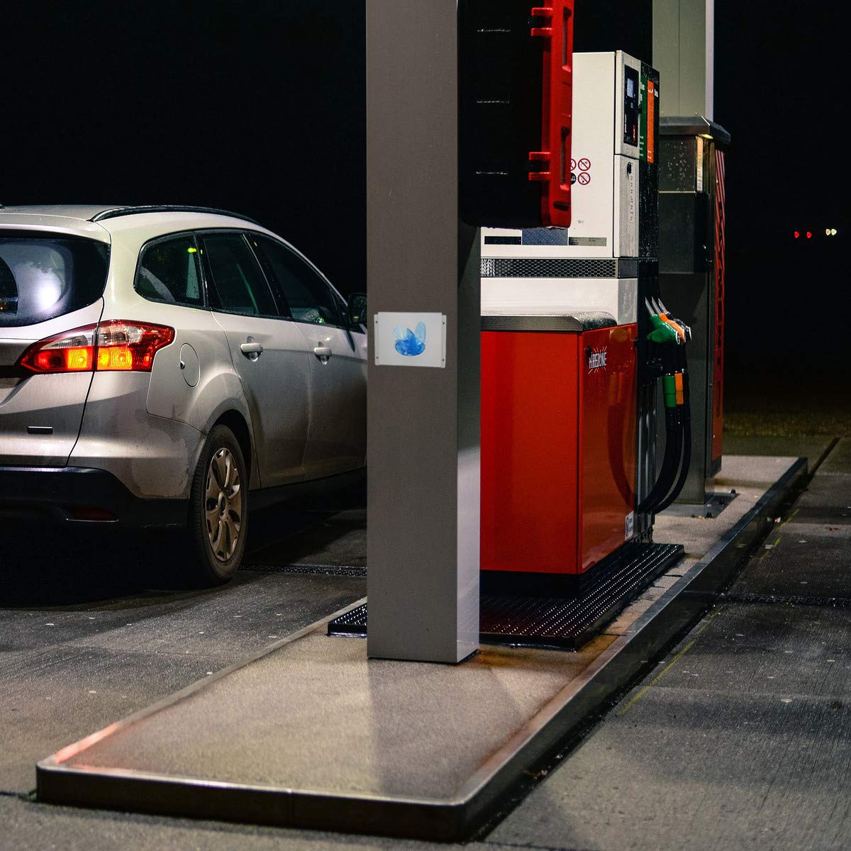 Dieselhandschuhe blau, Tankhandschuhe Diesel, Einweghandschuhe für Tankstellen, Entnahme mittig, 5000 Stück (50 x 100 Stück)