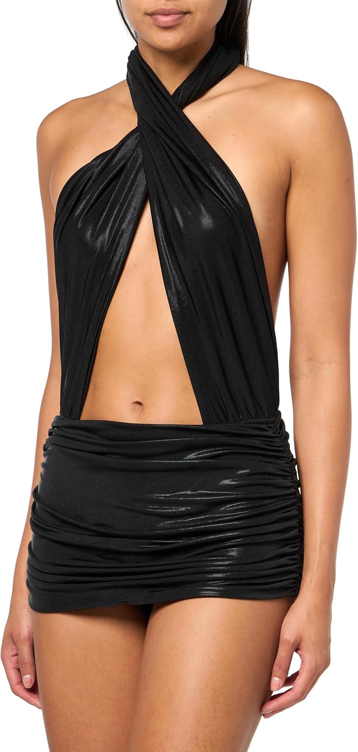 Norma Kamali Women's Cross Halter Mio